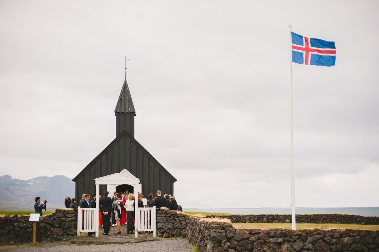 Black church Budir Iceland